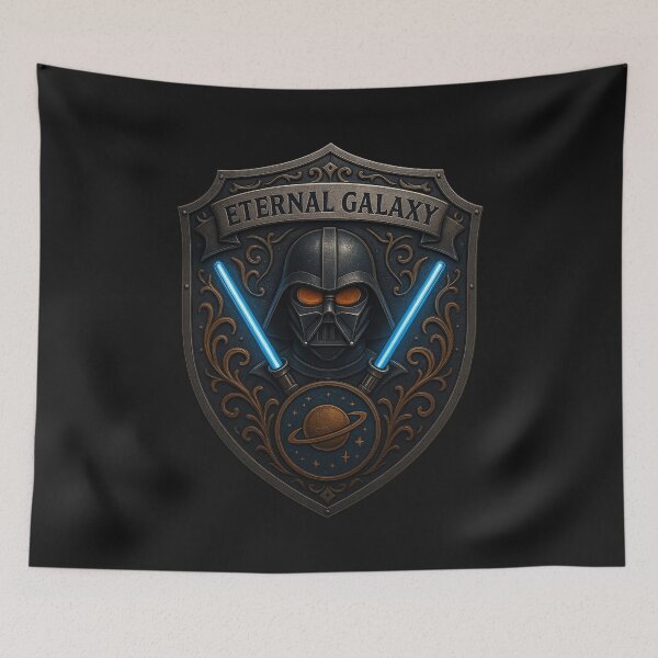 Item preview, Eternal Galaxy – Futuristic Medieval Emblem Design designed and sold by Kala Design.
