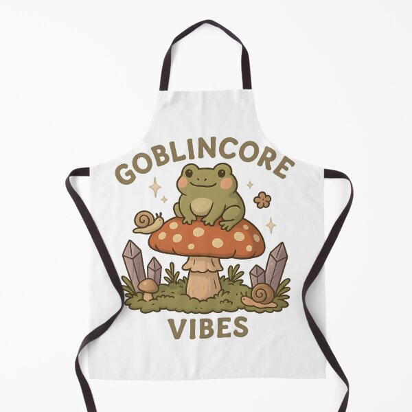 Item preview, Goblincore Vibes – Cute Frog on Mushroom with Crystals & Snails | Kawaii cottagecore stickers designed and sold by Cat & Coffee Studio.
