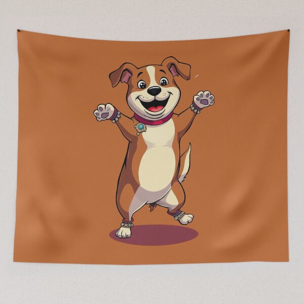 Item preview, Festive Dance Partner – The Dancing Dog designed and sold by ArtivaNest.