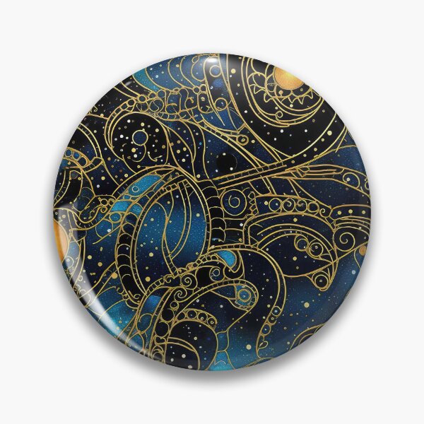 Item preview, Planetary Alignment Gold Stars Planets designed and sold by CraftedHome.