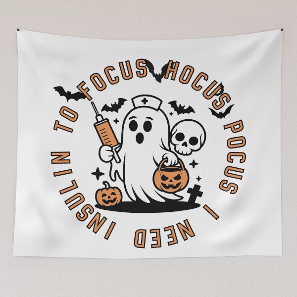 Item preview, Hocus Pocus I Need Insulin to Focus designed and sold by DesignbyOla.
