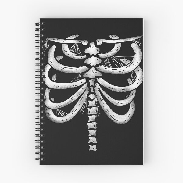 Item preview, SKELETON Scary Spooky Ribs BONES Halloween designed and sold by JusTiceT-shirts.