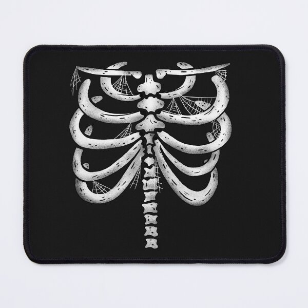 Item preview, SKELETON Scary Spooky Ribs BONES Halloween designed and sold by JusTiceT-shirts.