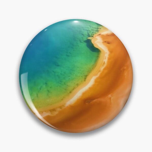 Item preview, Grand Prismatic Spring Aerial View designed and sold by m2inspiration.