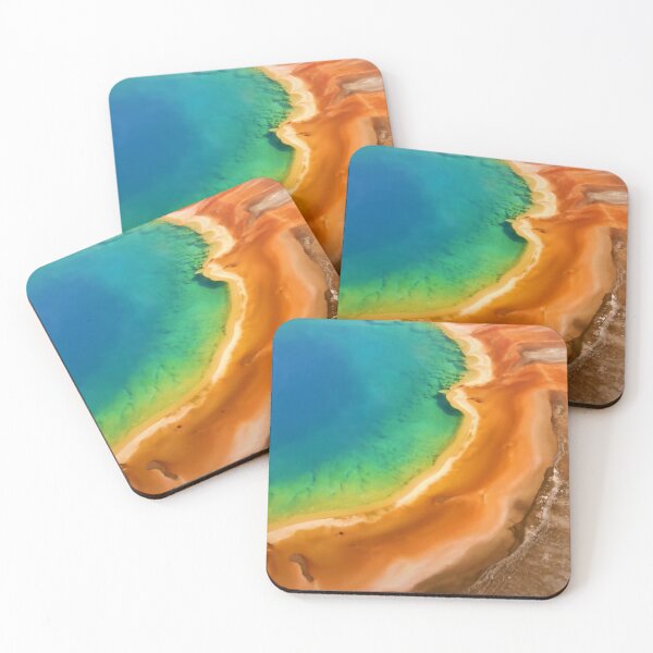 Item preview, Grand Prismatic Spring Aerial View designed and sold by m2inspiration.