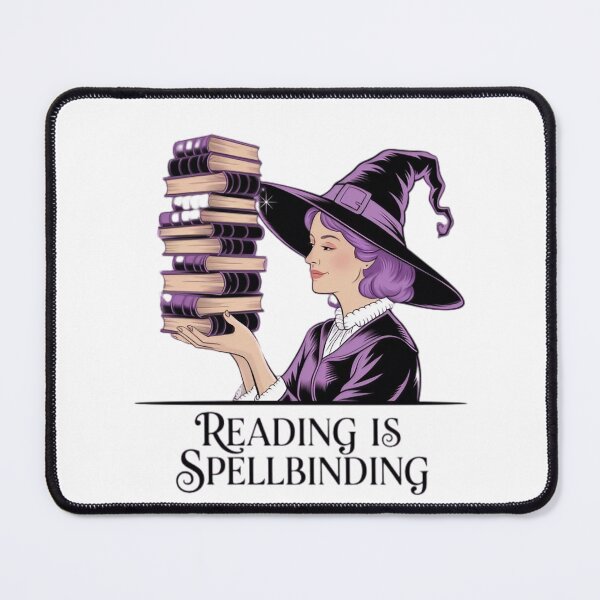 Item preview, “Reading is Spellbinding" – Magical Witch Book Lover designed and sold by NRcollections24.