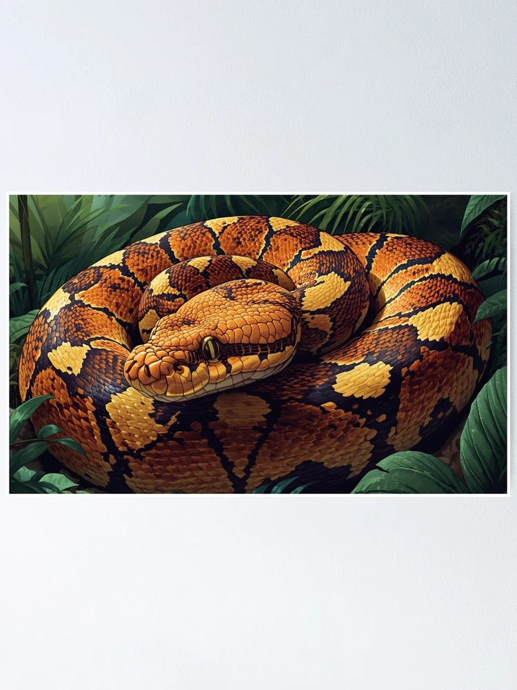 Thumbnail 1 of 3, Poster, Python designed and sold by Wemmie's luxe hub .