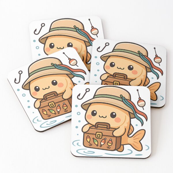 Item preview, Kawaii Fisherman Fish designed and sold by Linework Studio.