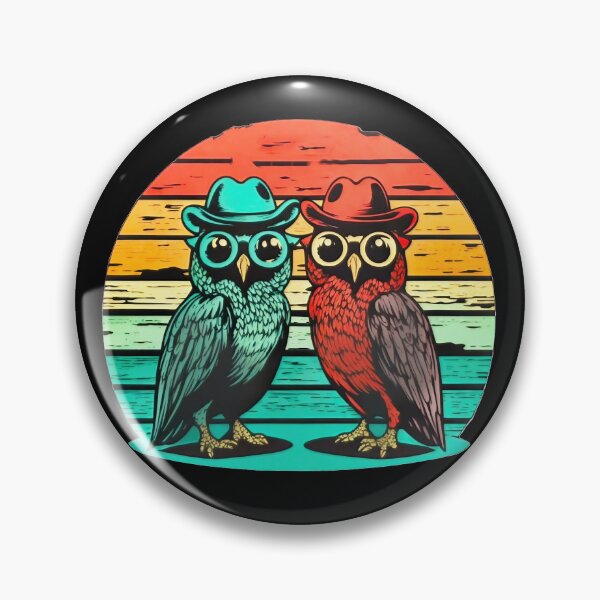 Item preview, Owls wearing hats and sunglasses designed and sold by michplante60.