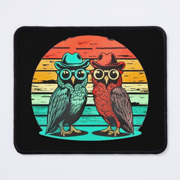 Item preview, Owls wearing hats and sunglasses designed and sold by michplante60.