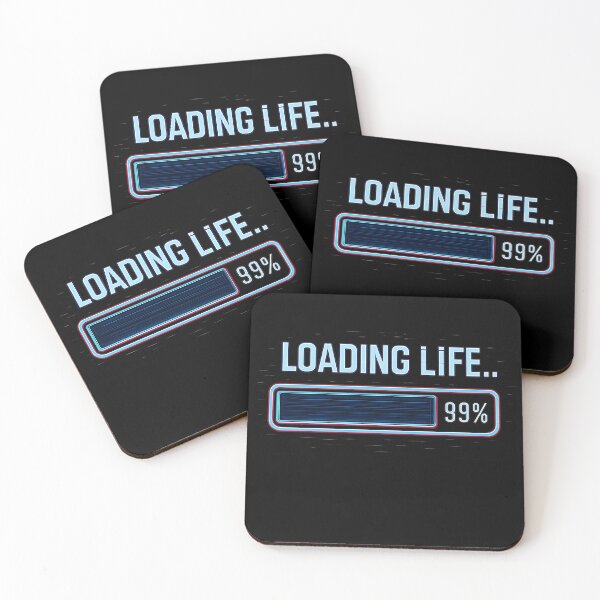 Item preview, Loading Life Meme Progress Bar Shirt designed and sold by rolfzogg.