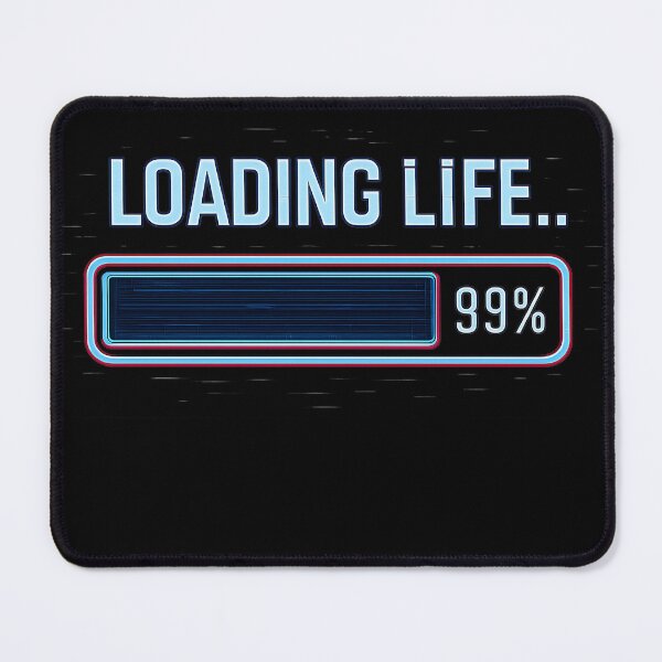 Item preview, Loading Life Meme Progress Bar Shirt designed and sold by rolfzogg ART.