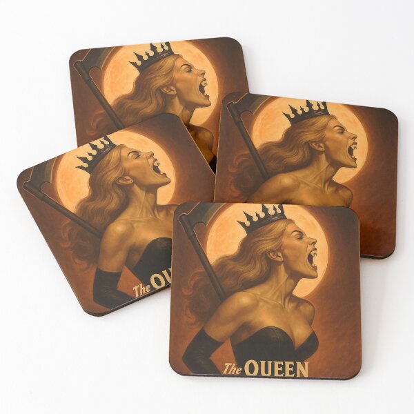 Item preview, The Queen of Halloween | Vintage Horror Poster by VLF designed and sold by VitalLifeForce.