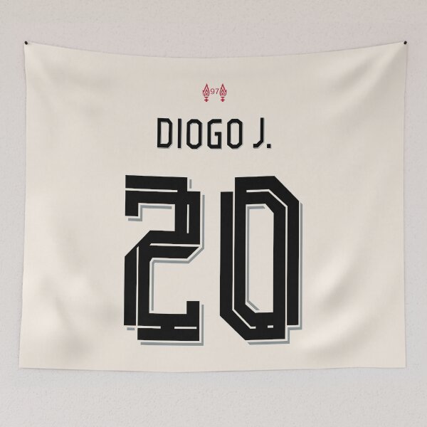 Item preview, Diogo Jota Liverpool Away 25-26 Tribute Eternal Flames 97 YNWA designed and sold by ZeroCool360.