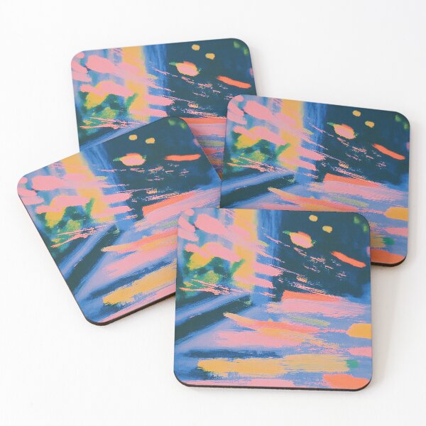Item preview, Neon City – Matisse Style Gouache designed and sold by ArtHouseNiklas.