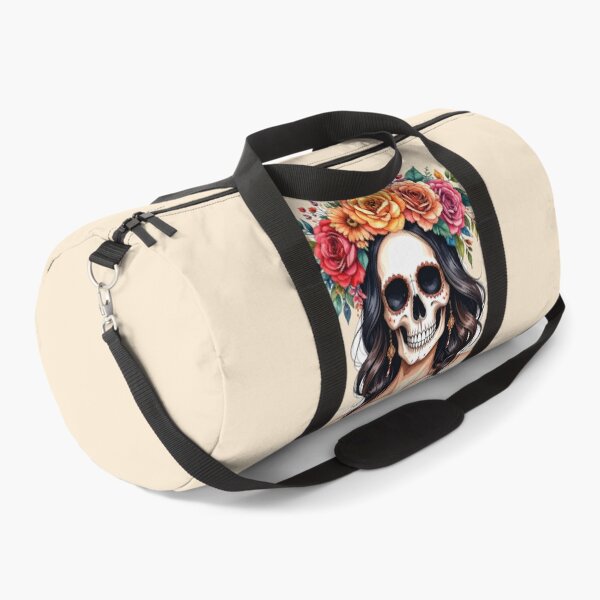 Item preview, SKULL WITH FLOWER CROWN designed and sold by cubiask.