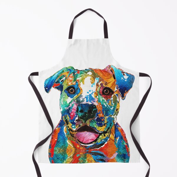 Item preview, Colorful Happy Dog Art designed and sold by Sharon Cummings Art.