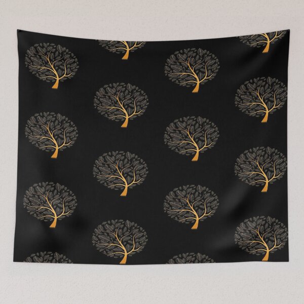 Item preview, Beautiful glowing tree in night artwork  designed and sold by NivyasArtistry.