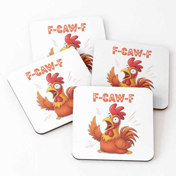Item preview, F-CAW-F Funny Chicken Meme designed and sold by Apex Designs.