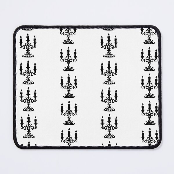 Item preview, Isolated gothic candelabra silhouette, Halloween theme, ideal for spooky backgrounds, AI Generated designed and sold by dvoevnore.