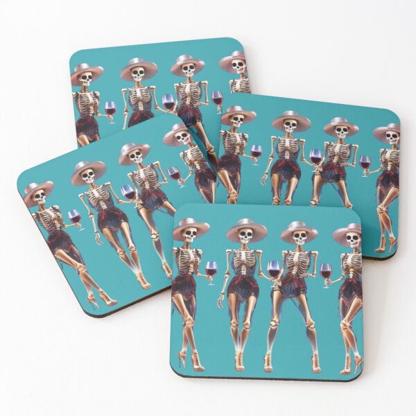 Item preview, Glamorous Skeleton Ladies – Gothic Party Design designed and sold by Antik by Schulz.