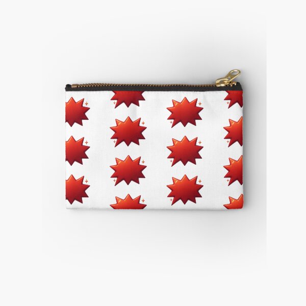 Item preview, Red star-shaped speech bubble on transparent background, isolated, AI generated designed and sold by dvoevnore.