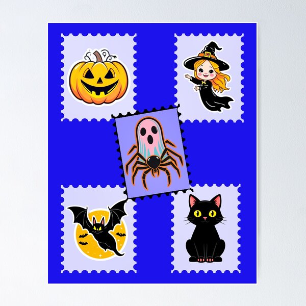 Artikelvorschau, Gruseliges Halloween-Stempel-Design 2 entworfen und verkauft von DigitalandPhoto.