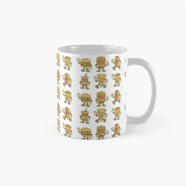 Item preview, Isolated vintage fast food mascots with character expressions, AI Generated designed and sold by dvoevnore.
