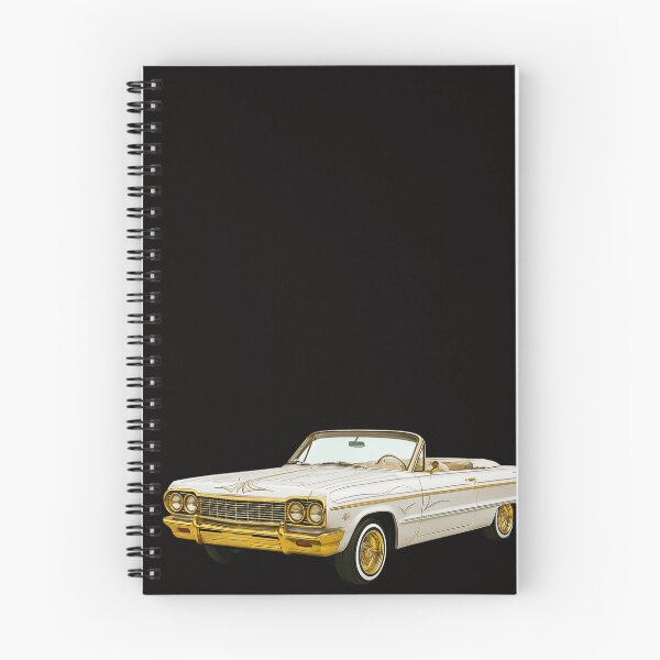 Artikelvorschau, 1964 Chevy Impala Lowrider Cabrio Gold & Weiß entworfen und verkauft von Tatko Designs.