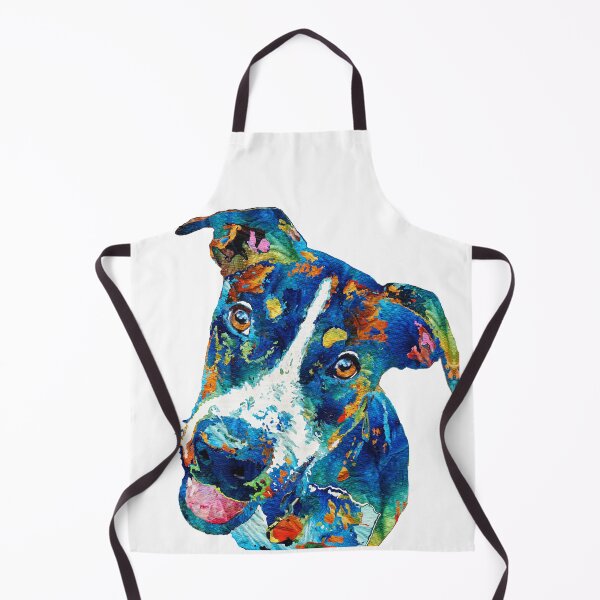 Item preview, Happy Dog On White Two designed and sold by Sharon Cummings Art.