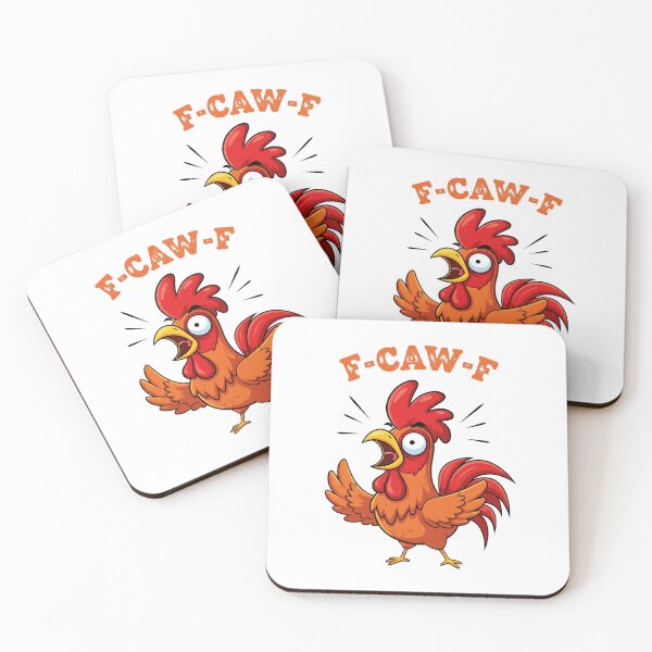 Item preview, F-CAW-F Funny Chicken Meme designed and sold by Apex Designs.