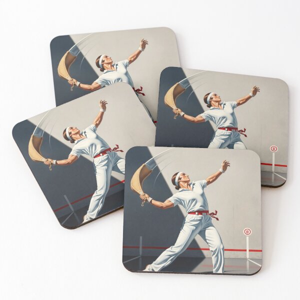 Item preview, The Pelota Player - Original Art Deco Artwork designed and sold by elektronen.