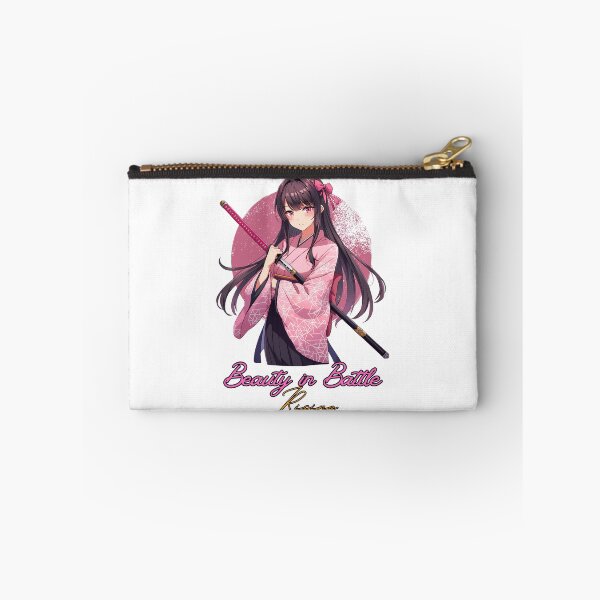 Item preview, Anime Samurai Butterfly Girl – Katana Warrior & Inspirational Quote designed and sold by lamiarte.