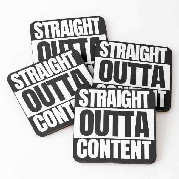 Artikelvorschau, STRAIGHT OUTTA CONTENT entworfen und verkauft von alegnacreates.