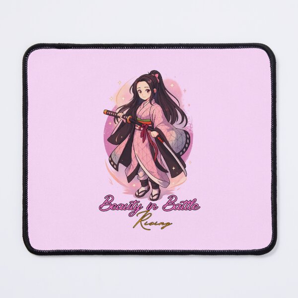 Item preview, Anime Samurai Butterfly Girl – Katana Warrior & Inspirational Quote designed and sold by lamiarte.