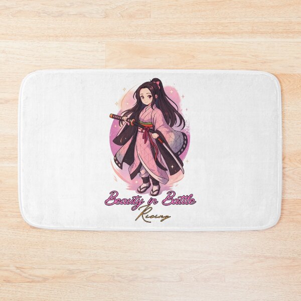 Item preview, Anime Samurai Butterfly Girl – Katana Warrior & Inspirational Quote designed and sold by lamiarte.