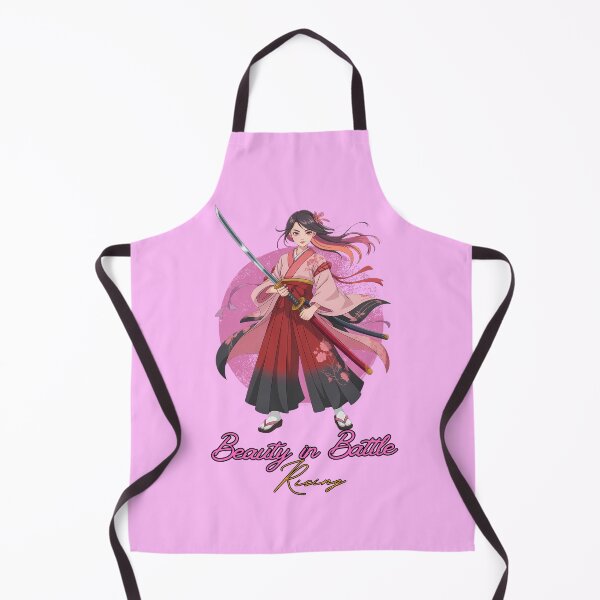 Item preview, Anime Samurai Butterfly Girl – Katana Warrior & Inspirational Quote designed and sold by lamiarte.
