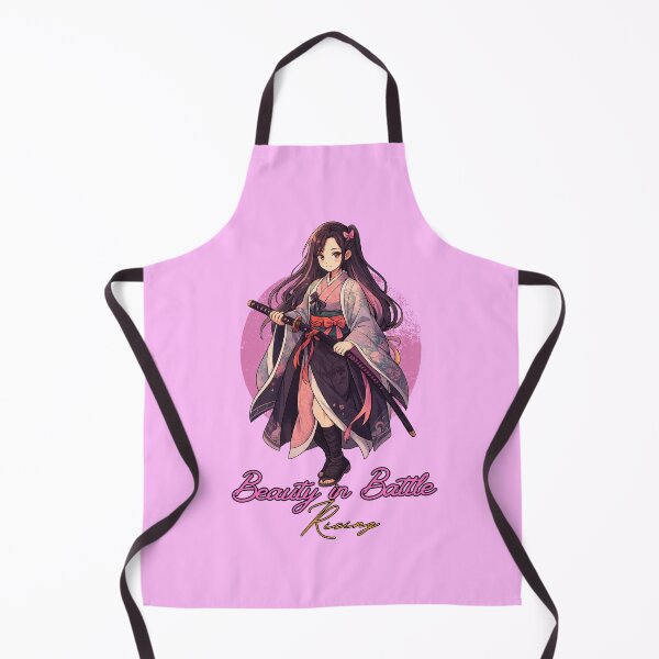 Item preview, Anime Samurai Butterfly Girl – Katana Warrior & Inspirational Quote designed and sold by lamiarte.