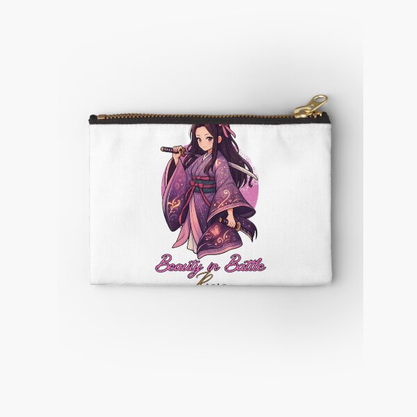 Item preview, Anime Samurai Butterfly Girl – Katana Warrior & Inspirational Quote designed and sold by lamiarte.