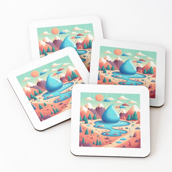 Item preview, COLORFUL WHIMSICAL CARTOON LANDSCAPE  designed and sold by Catalina Kate.