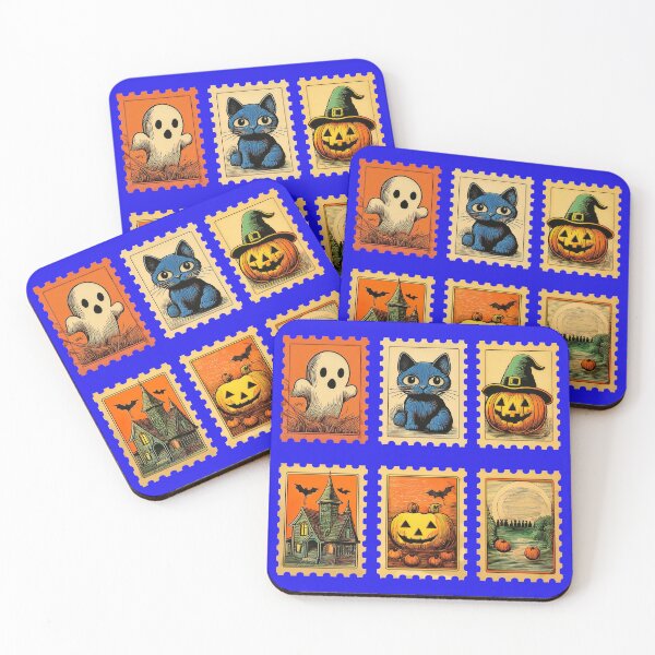 Item preview, Spooky Fun Halloween Stamps Design 3 designed and sold by DigitalandPhoto.