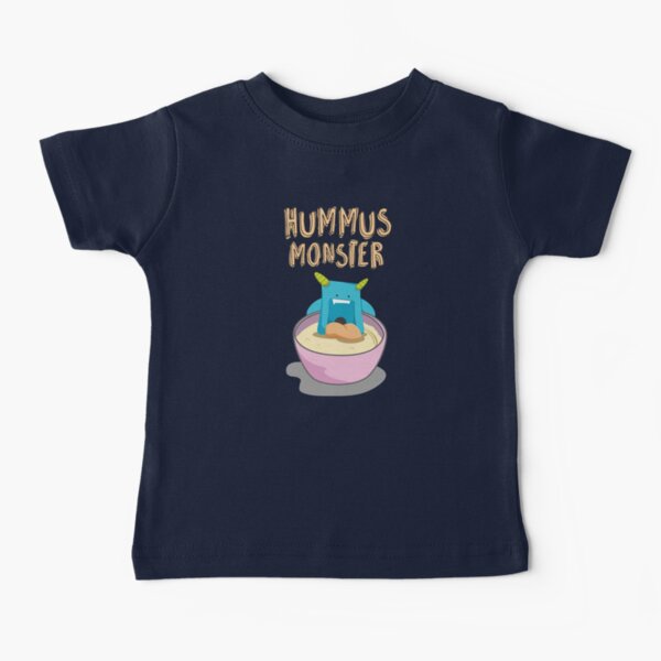 Hummus Monster Cute Vegan Art Baby T-Shirt