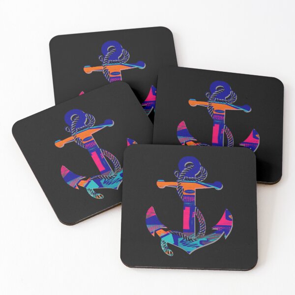 Item preview, Neon Anchor Nautical Boat Lake designed and sold by ChristinasMess.