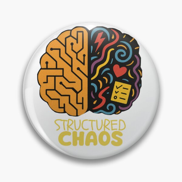 Artikelvorschau, Strukturiertes Chaos - AuDHD entworfen und verkauft von vanErikDesigns.