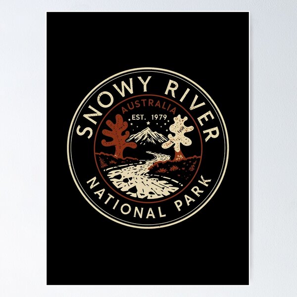 Artikelvorschau, Snowy-River-Nationalpark – Australien entworfen und verkauft von GoodOldVintage.
