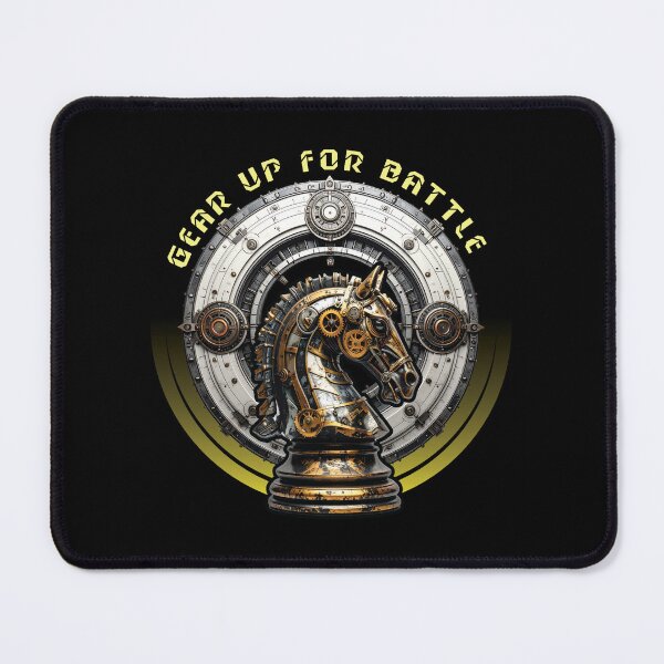 Item preview, Gear Up for Battle | Steampunk Knight Chess Design designed and sold by bubuknows.