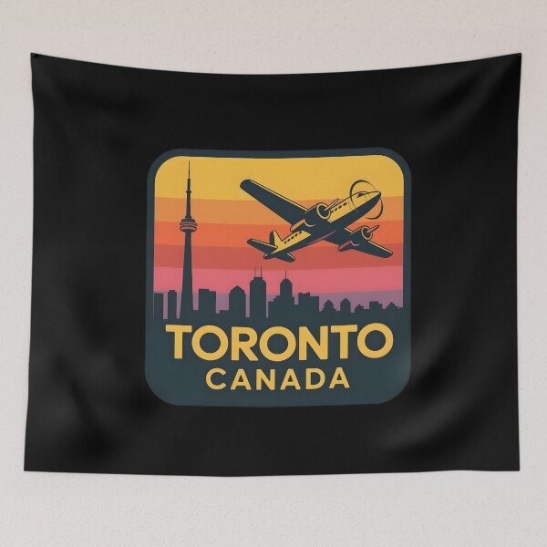 Item preview, Vintage Toronto Canada Travel Badge designed and sold by Paper Drip.