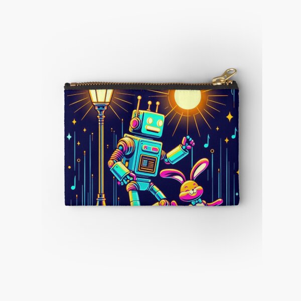 Item preview, Robot and cute bunny  designed and sold by Dogandesighn.