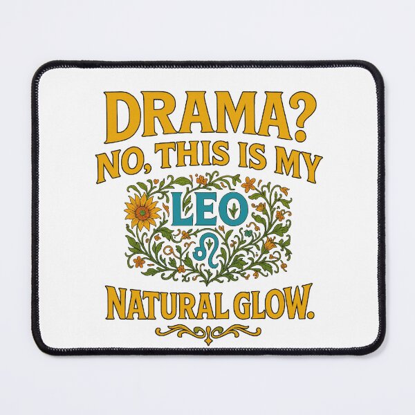 Item preview, Leo “Drama? No, this is my natural glow.” Art Nouveau T-Shirt | Drama Queen Zodiac designed and sold by MySpiritTravels.