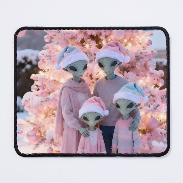 Item preview, Alien Family Christmas Holiday Portrait designed and sold by Roanemermaid.